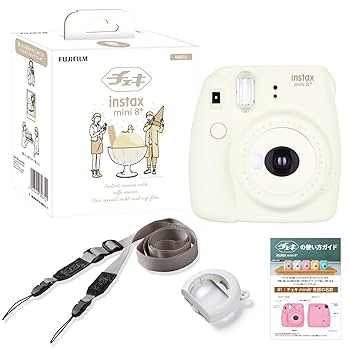 未使用品　FUJIFILM INSTAX MINI 8+ チェキ本体 WHITE 新品未使用】FUJIFILM instax mini 8+ チェキ バニラ - メルカリ
